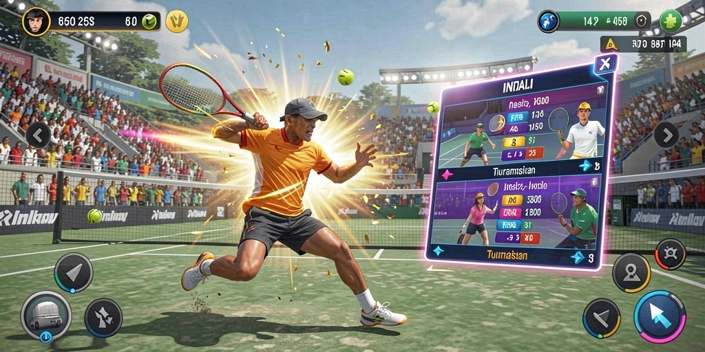 Interaksi sosial antar pemain dalam mode multiplayer.