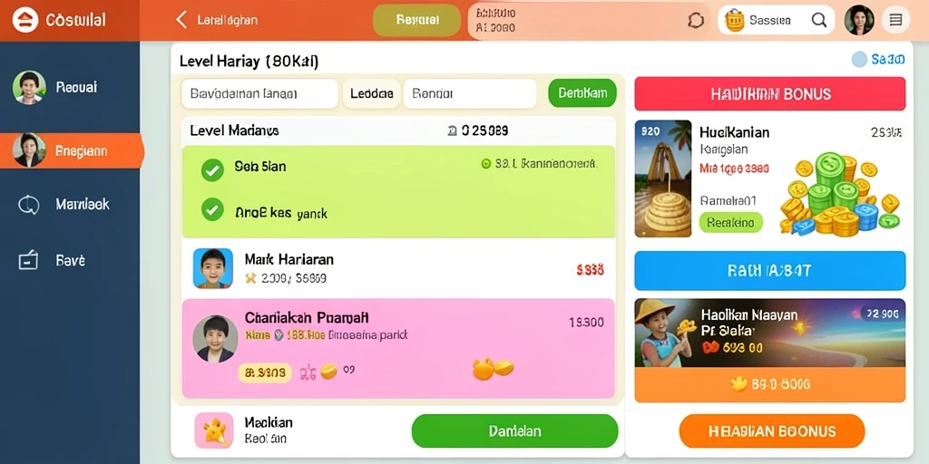 Berbagai mode permainan yang seru.