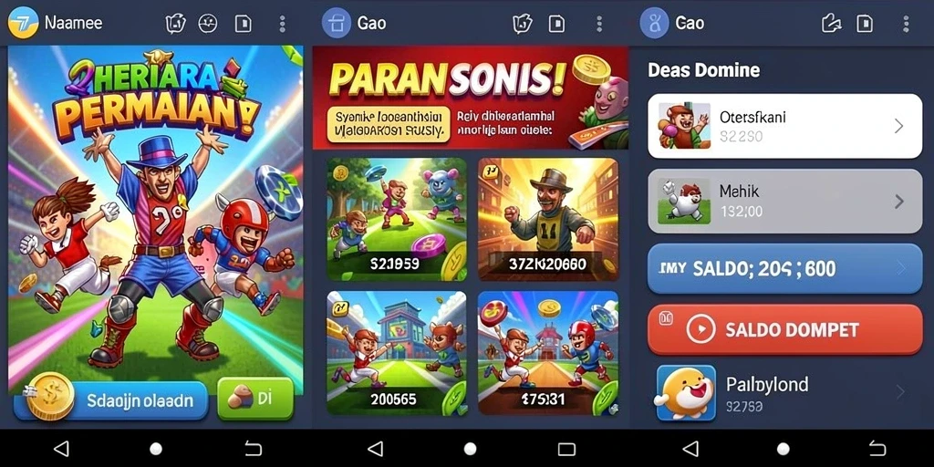 Fitur bonus harian untuk hadiah menarik.