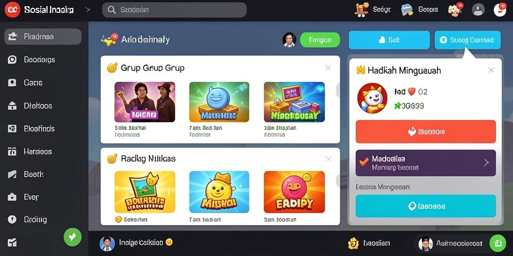 Karakter-karakter unik dengan kustomisasi yang menarik.
