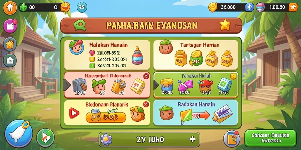 Gameplay yang seru dan interaktif.