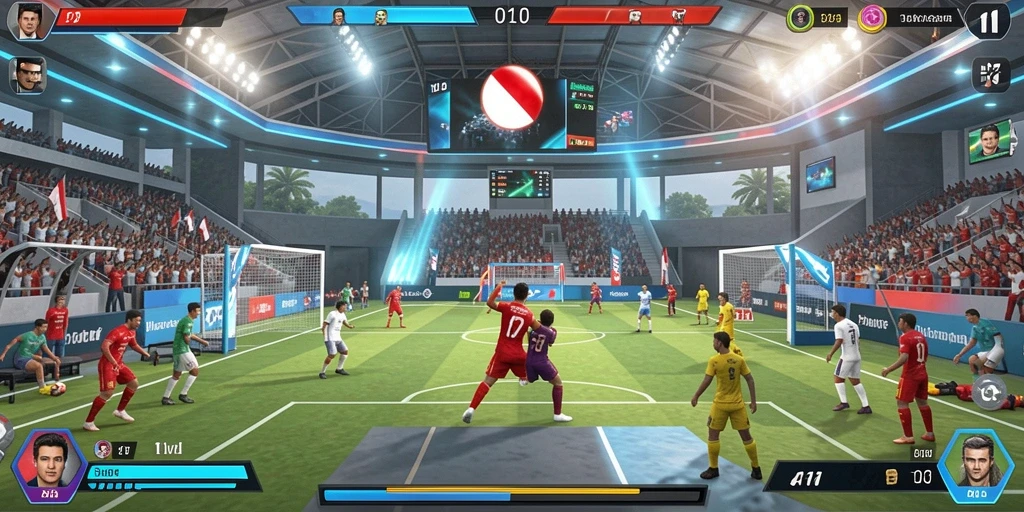 Layar utama memperlihatkan dunia fantastis RPVIP1.